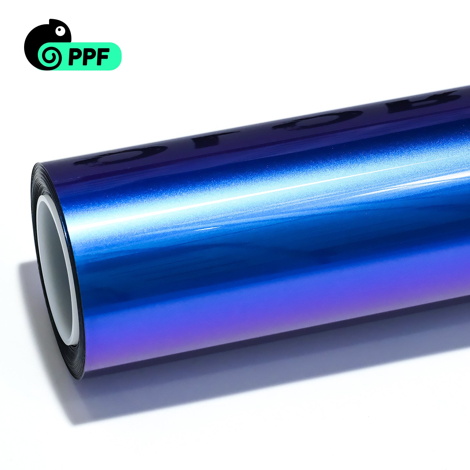 Metallic Brilliant Aurora Blue PPF color PPF roll for car wraps