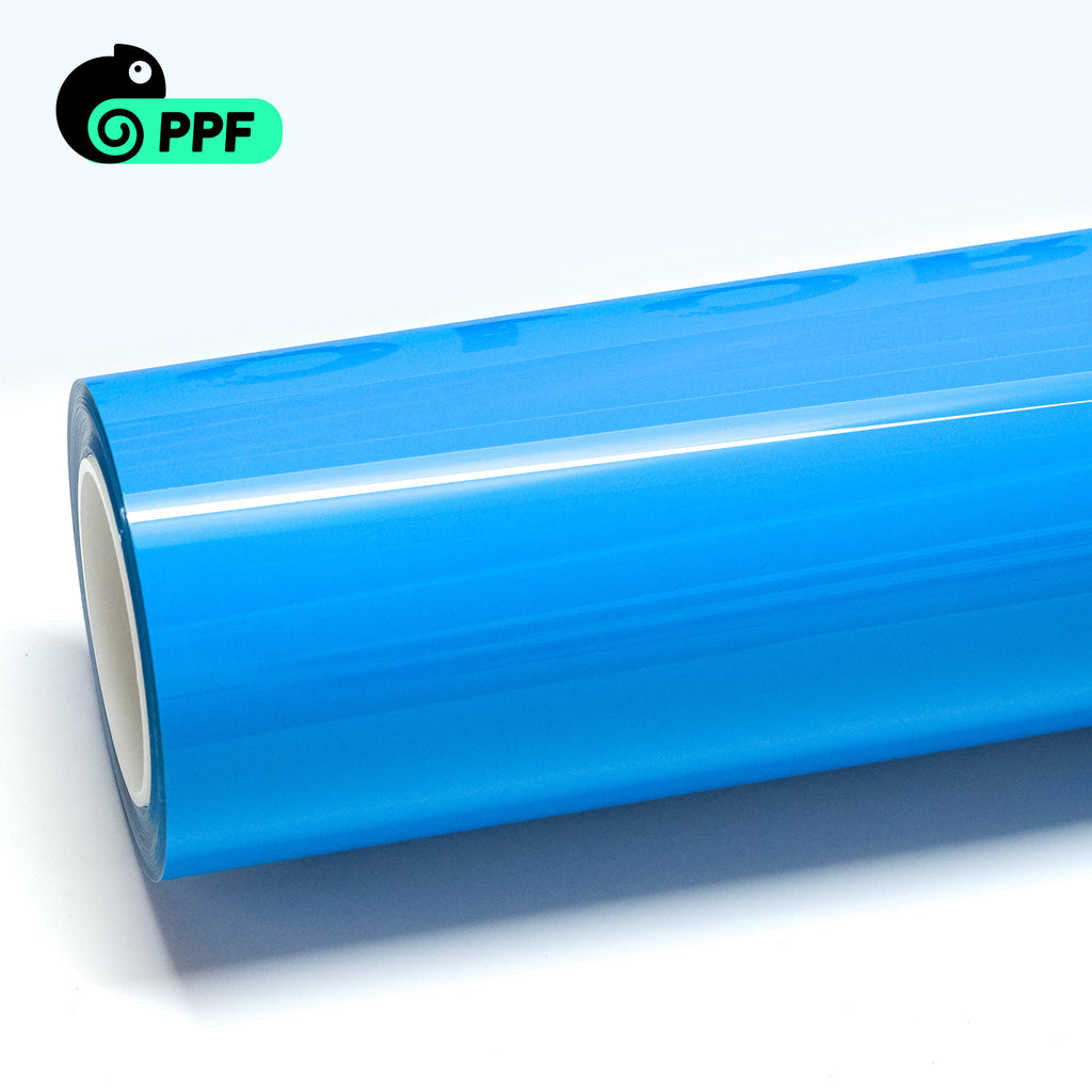 Gloss Ice Cream Blue PPF dry install color PPF for vehicles