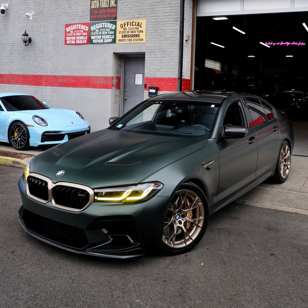 Midnight Racing Green Satin Midnight Green PPF | Color PPF | EOWRAP – eowrap