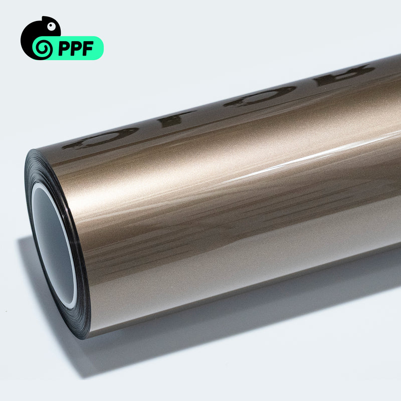 Metallic Alphard Brown Gold PPF color PPF roll for car wraps