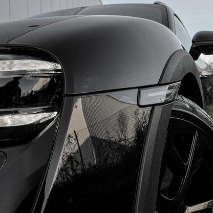 Taycan 4s|Glossy Crystal Black Vinyl Wrap|Eowrap