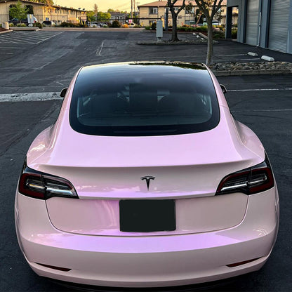 Tesla Model 3|Candy Metallic Purple Pink Vinyl Wrap|Eowrap