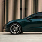 Gloss Metallic Dark British Green Vinyl Wrap - product view 3