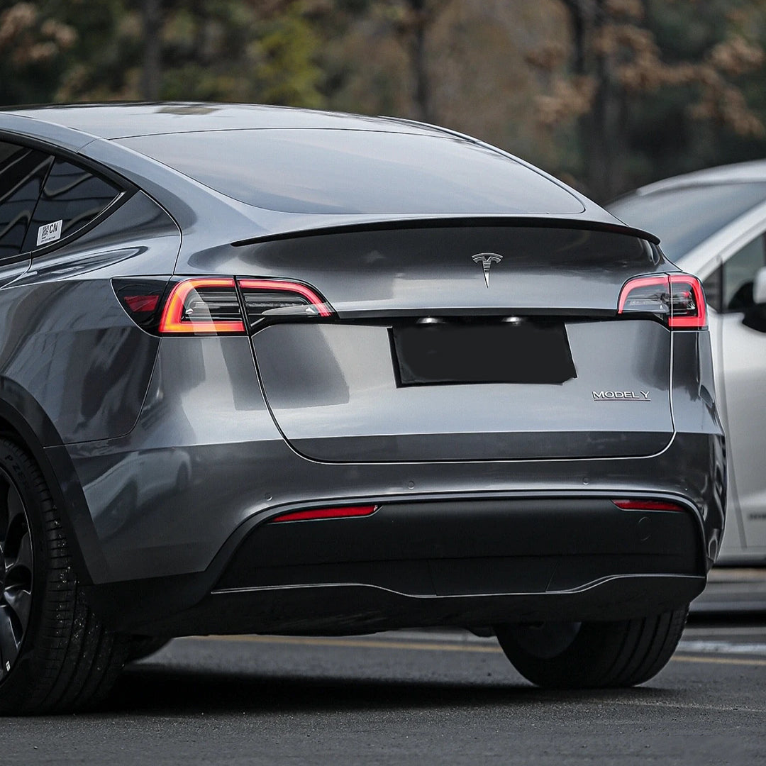 Tesla Model 3|Glossy Metallic Dark Gray Vinyl Wrap|Eowrap