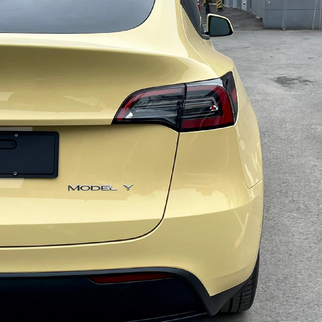 Tesla Model Y|High Glossy Pastel Yellow Vinyl Wrap|Eowrap