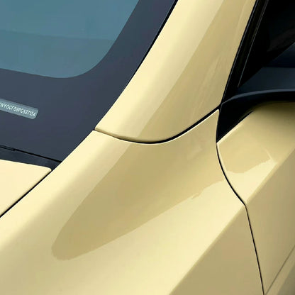 Tesla Model Y|High Glossy Pastel Yellow Vinyl Wrap|Eowrap