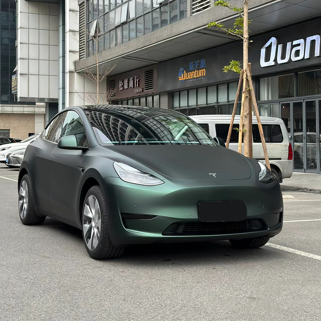 Matte Metallic Dark Green Vinyl Wrap – eowrap