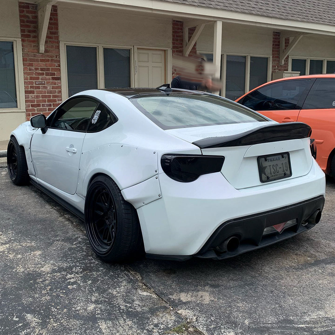 Toyota GT86|Glossy White Purple Vinyl Wrap|Eowrap