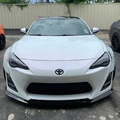 Toyota GT86|Glossy White Purple Vinyl Wrap|Eowrap