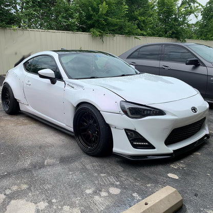 Toyota GT86|Glossy White Purple Vinyl Wrap|Eowrap