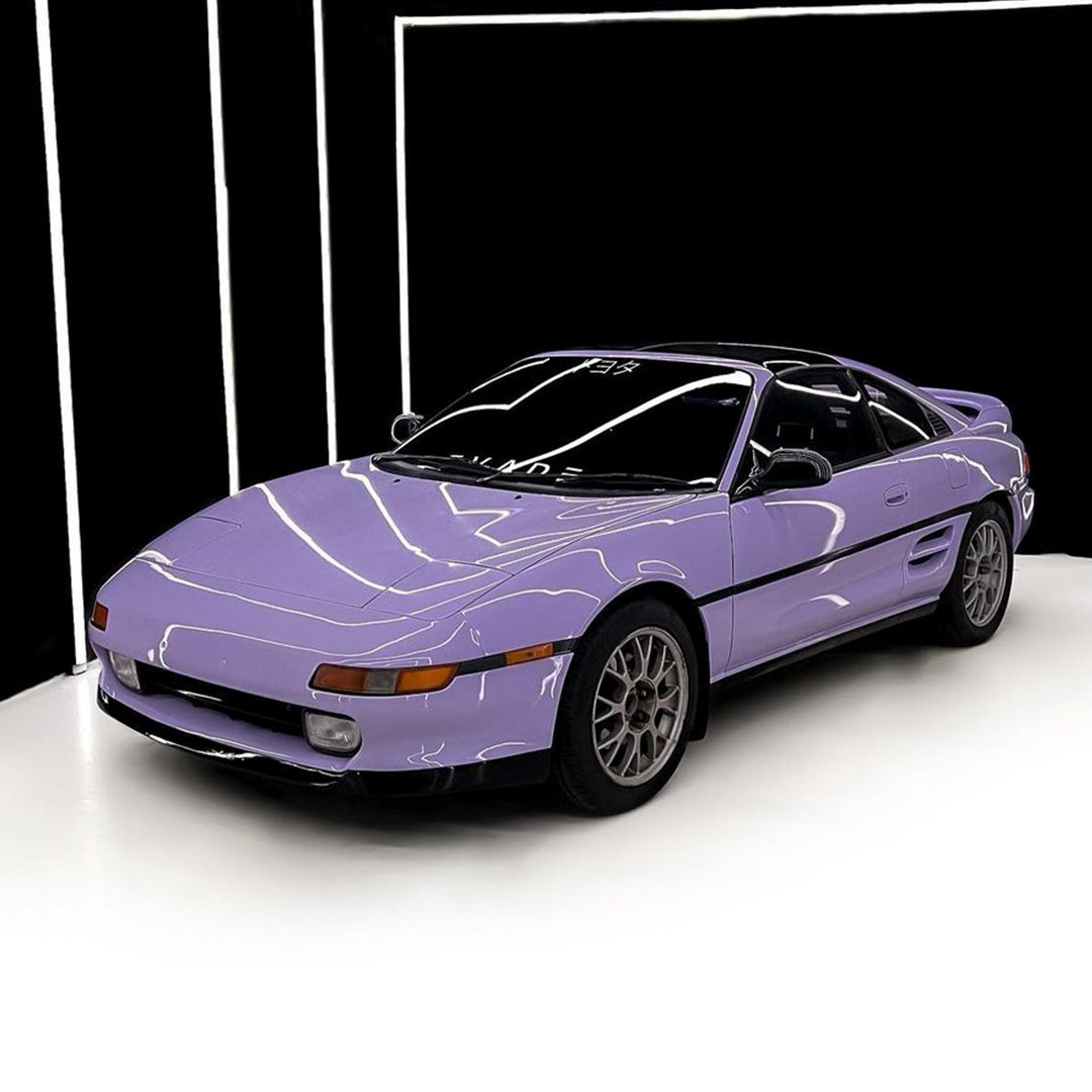 Toyota MR2|Super Glossy Lavender Purple Vinyl Wrap|Eowrap