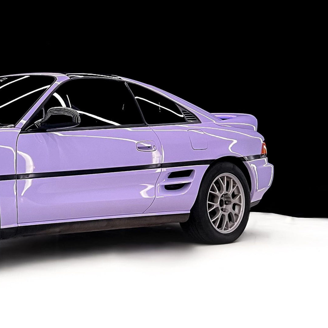 Toyota MR2|Super Glossy Lavender Purple Vinyl Wrap|Eowrap