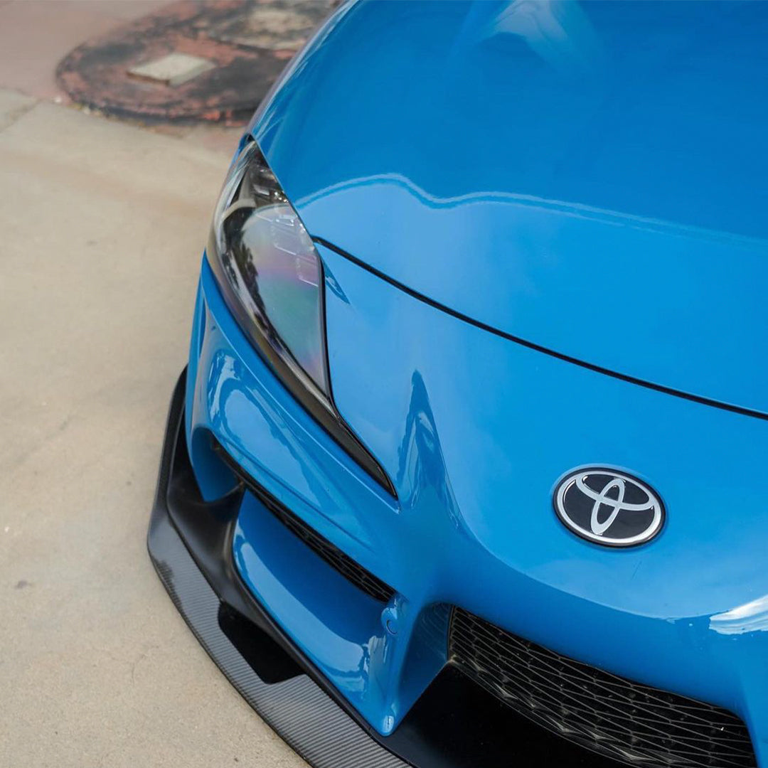 Toyota Supra|Super Glossy Laguna Blue Vinyl Wrap|Eowrap