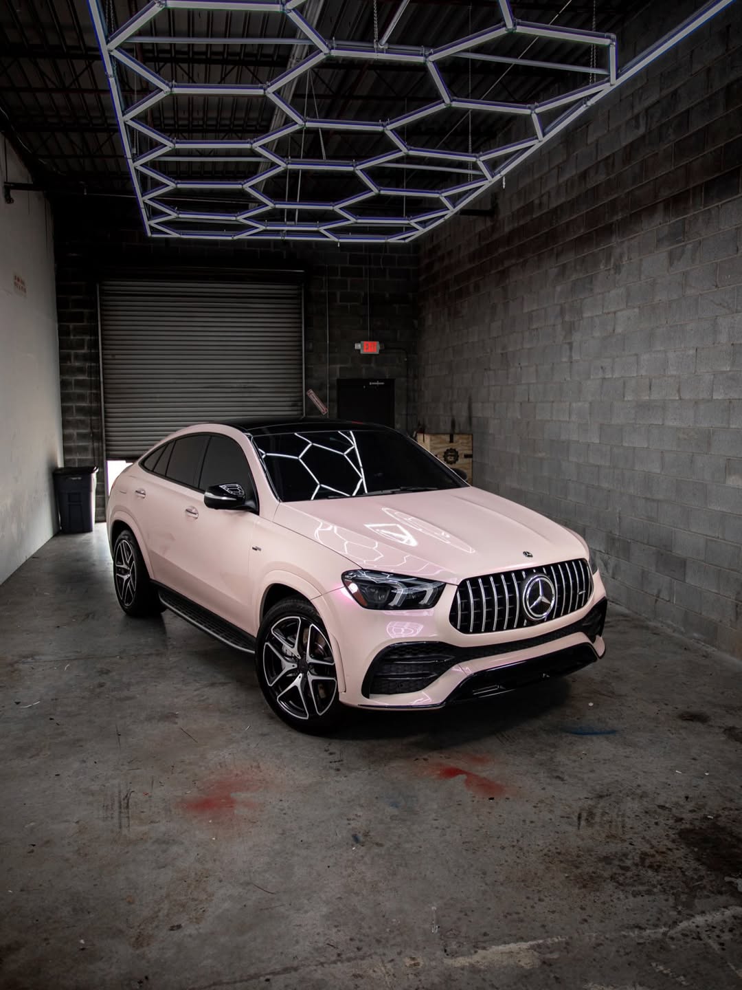 Candy Metallic Purple Pink Vinyl Wrap installed on Mercedes-AMG GLE 53 Coupé (C167) GLE 53 Coupé (C167)