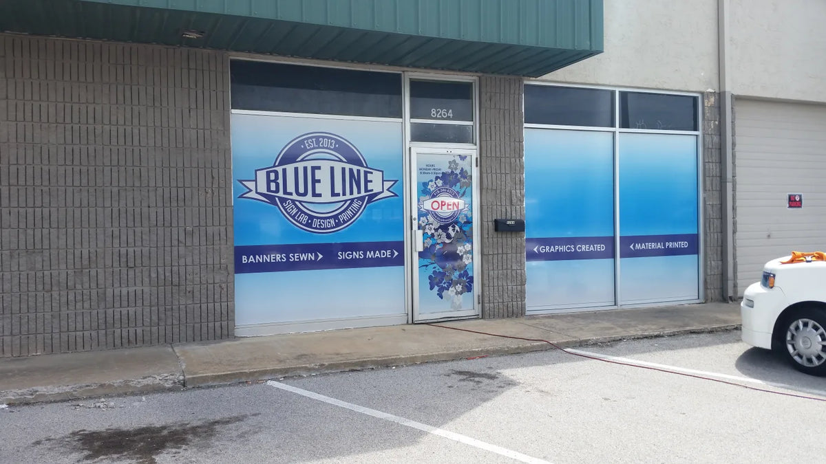 Blue Line Signs