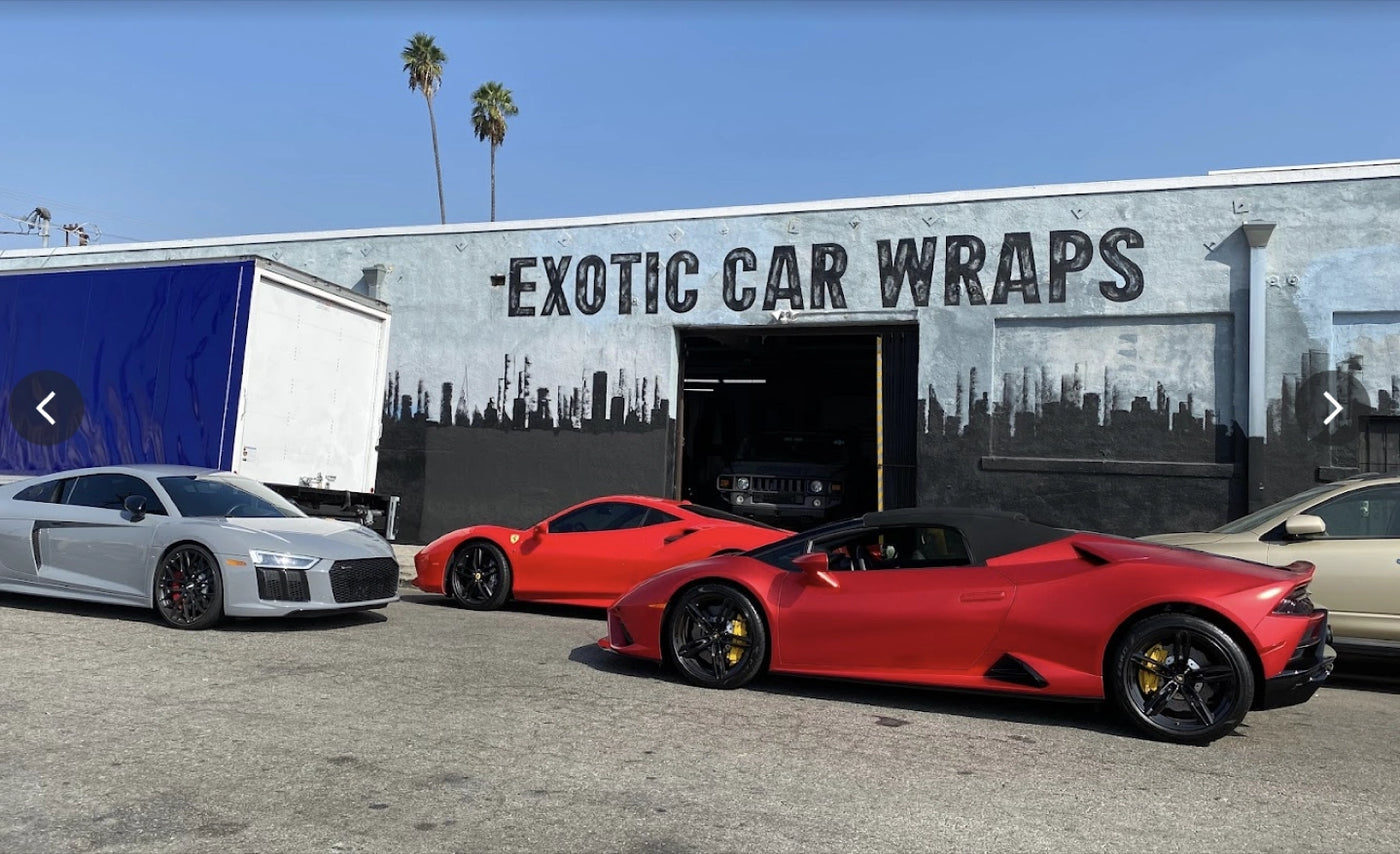 Exotic Car Wraps in Los Angeles