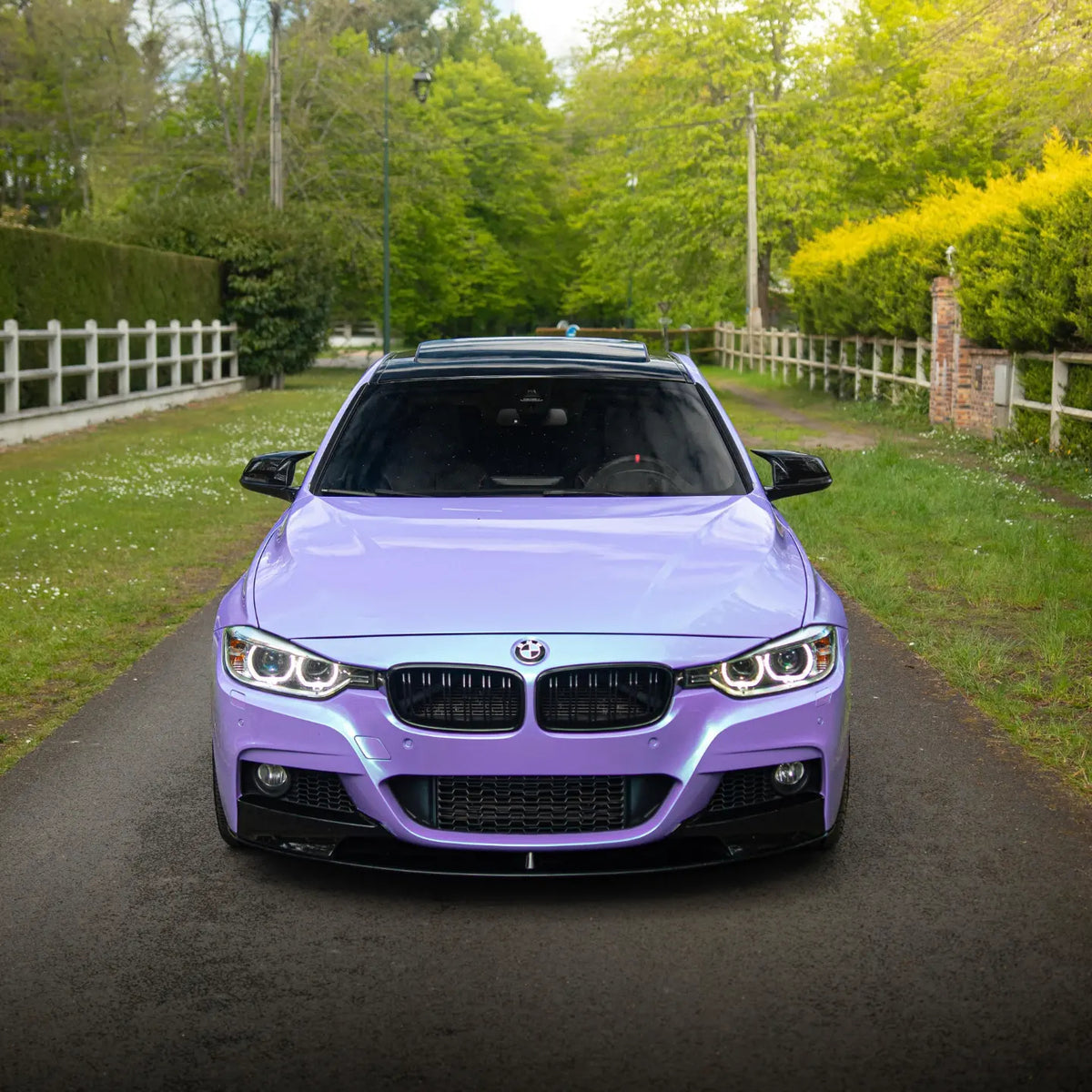 Galaxy Gloss Dreamy Violet Vinyl Wrap installed on BMW 5 Series Sedan (F10) 5 Series Sedan (F10)