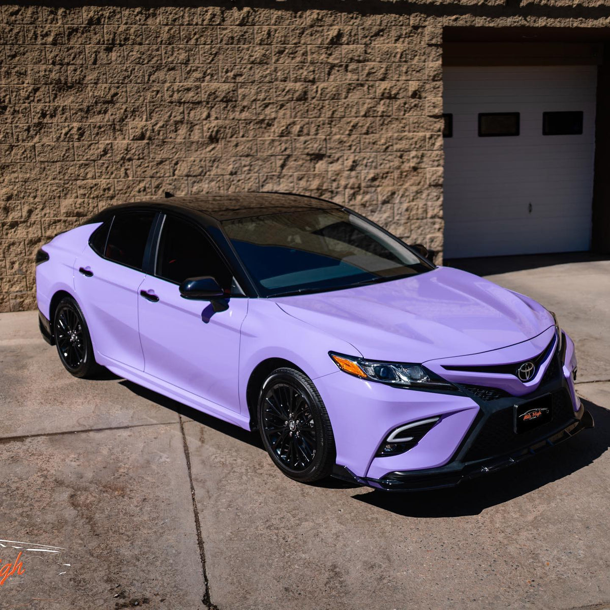 Gloss Lavender Purple Vinyl Wrap installed on Toyota Camry (XV70) Camry (XV70)