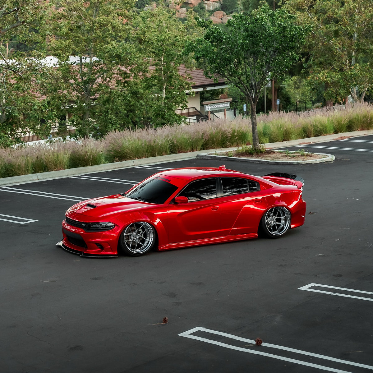 Gloss Metallic Glaze Red PPF installed on Dodge Charger SRT Hellcat Widebody (LD facelift) Charger SRT Hellcat Widebody (LD facelift)