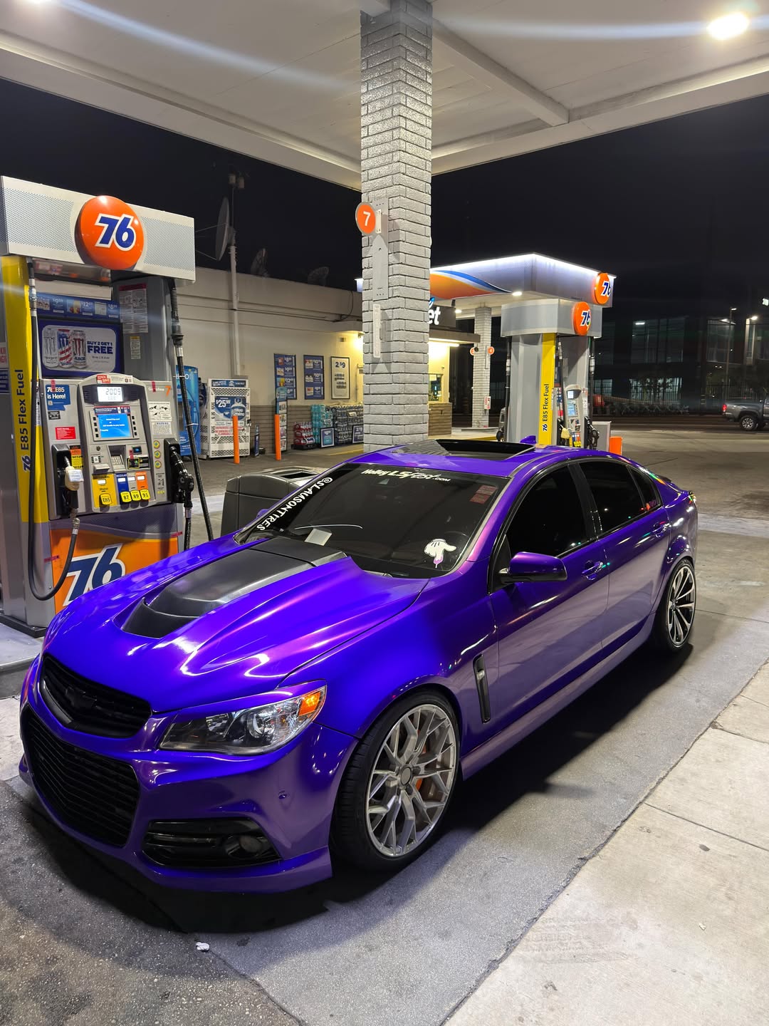 Gloss Metallic Mauvine Purple Vinyl Wrap installed on Chevrolet SS (VF) SS (VF)