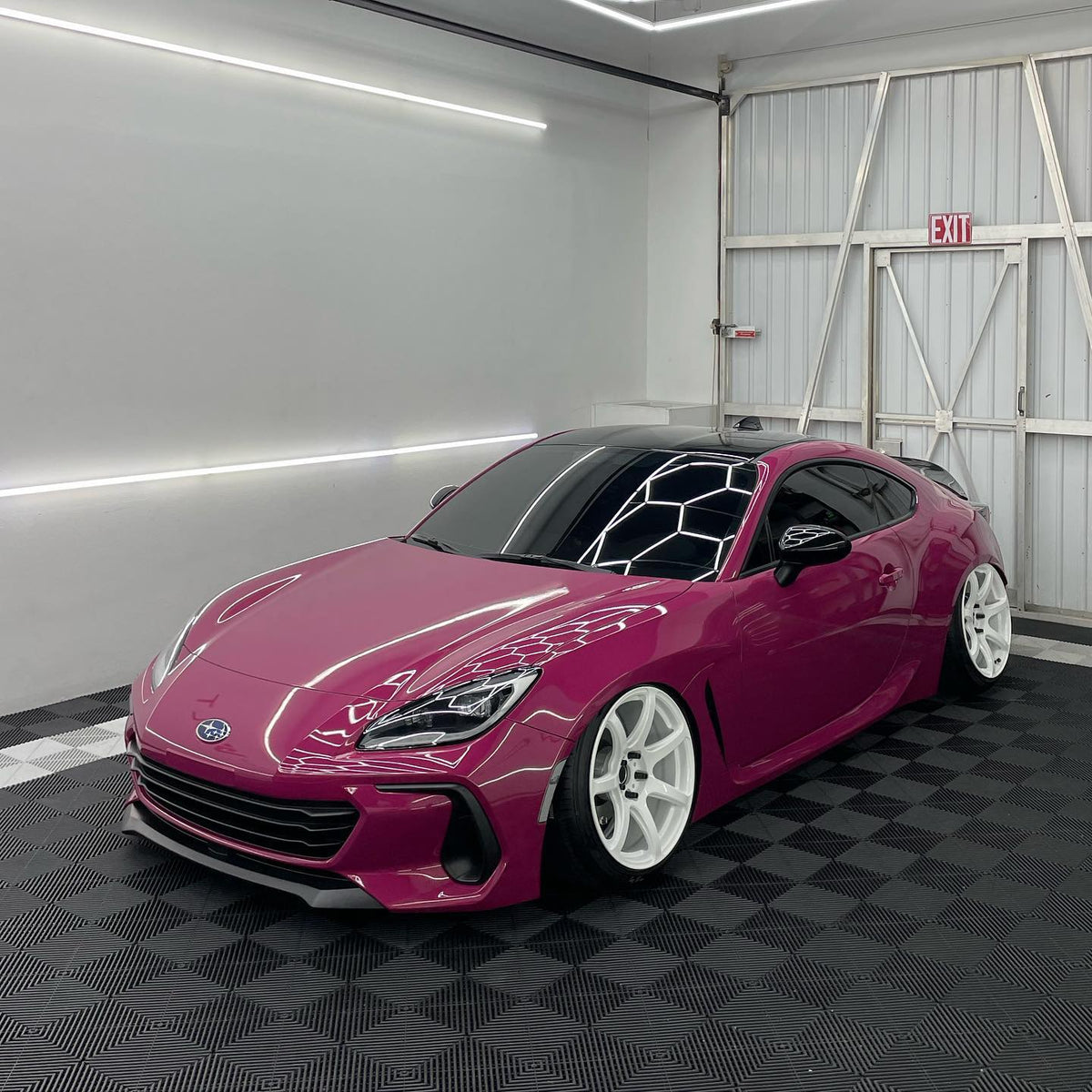 Gloss Ruby Star Vinyl Wrap installed on Subaru BRZ (ZD8) BRZ (ZD8)