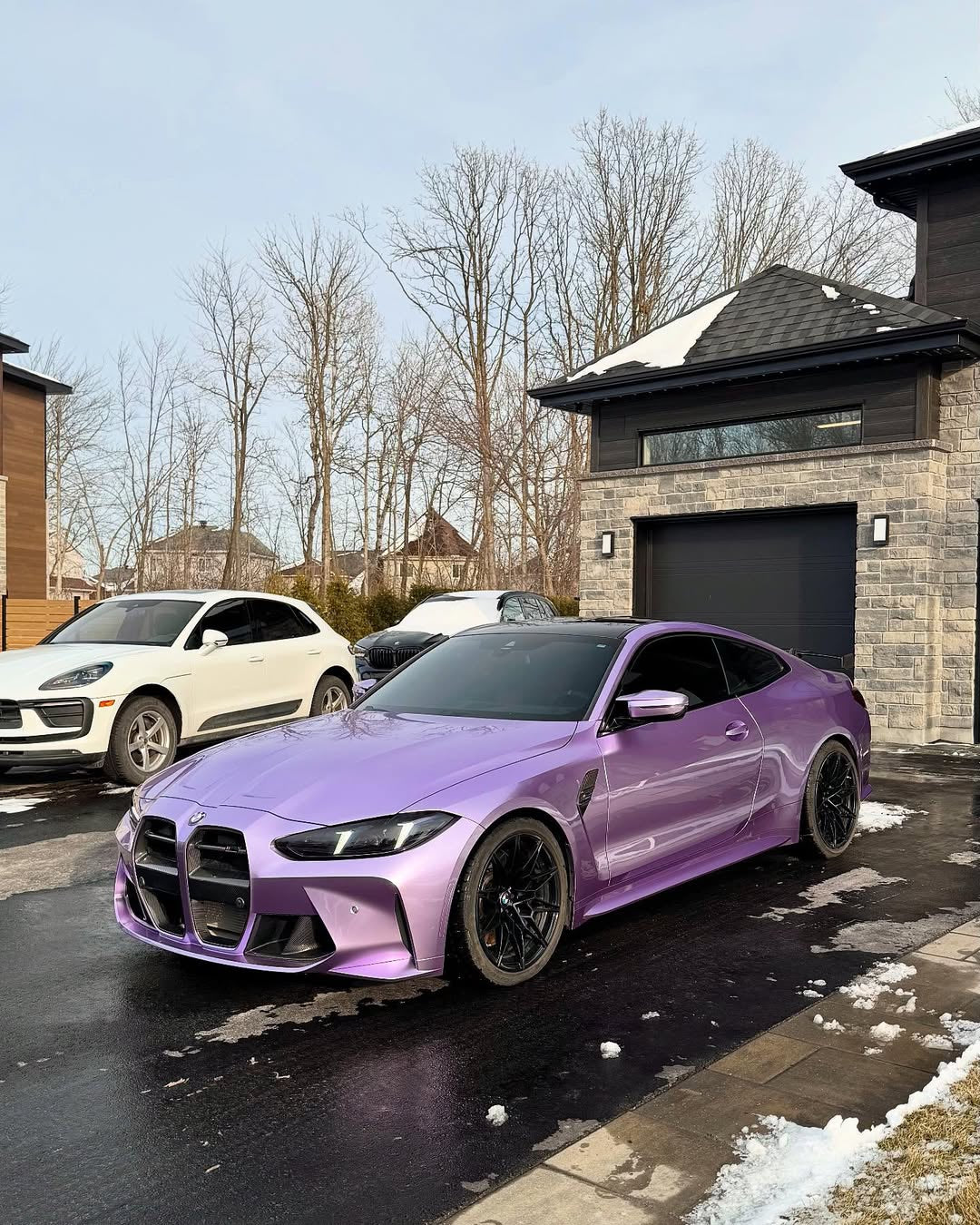 Liquid Metallic Wisteria Purple PPF installed on BMW M4 (G82) M4 (G82)