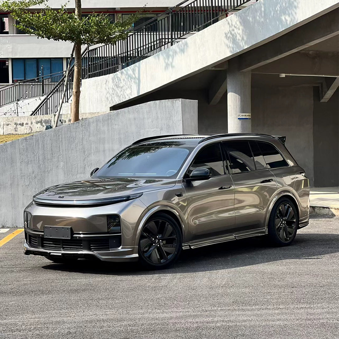 lixiang one | Glossy Metallic Liquid Silver Vinyl Wrap|Eowrap