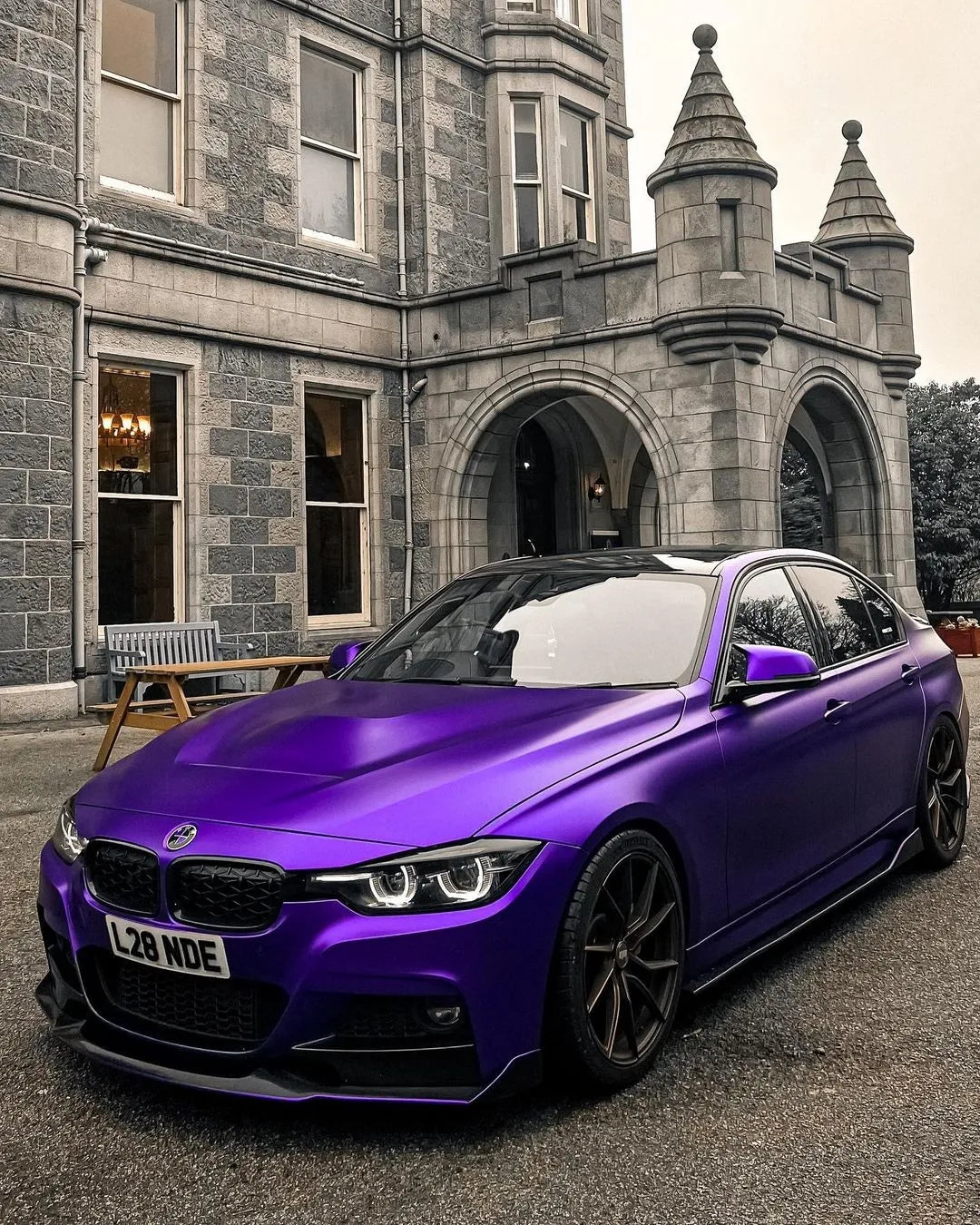 Matte Metallic Eminence Purple Vinyl Wrap installed on BMW M3 (F80) M3 (F80)