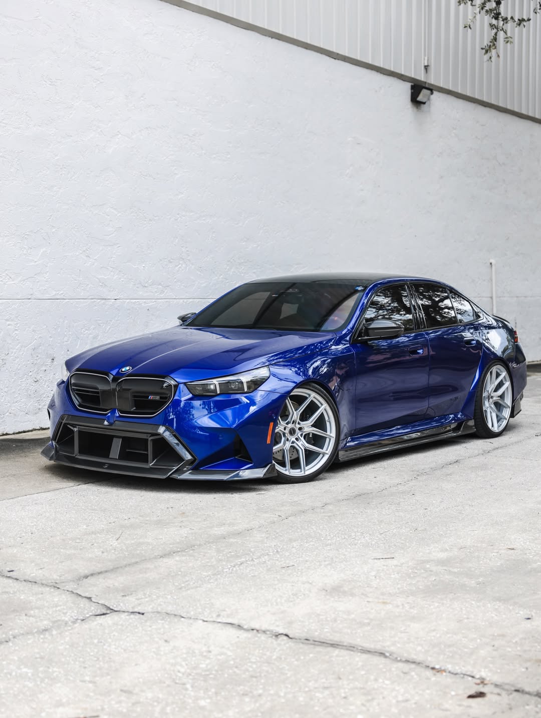 Metallic Sapphire Blue PPF installed on BMW M3 (G80) M3 (G80)
