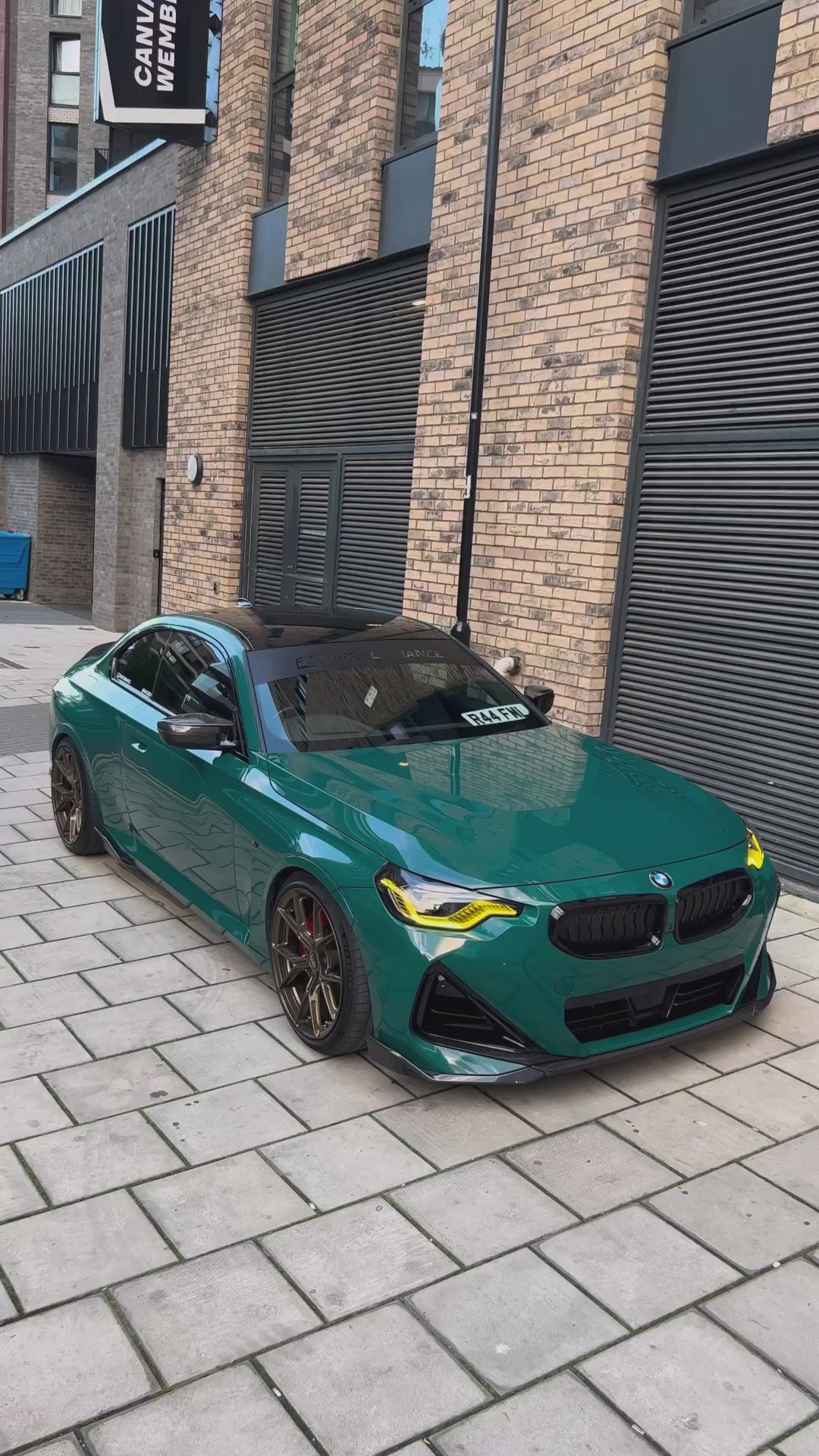 BMW|Glossy Metallic Spanish Viridian Vinyl Wrap|Eowrap