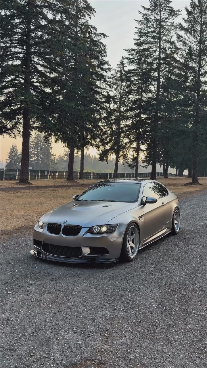 Satin Chrome Silver Vinyl Wrap installed on BMW M3 (E92) M3 (E92)