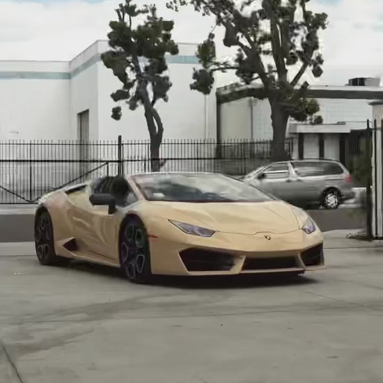 Lamborghini|High Glossy Concord Buff Vinyl Wrap|Eowrap