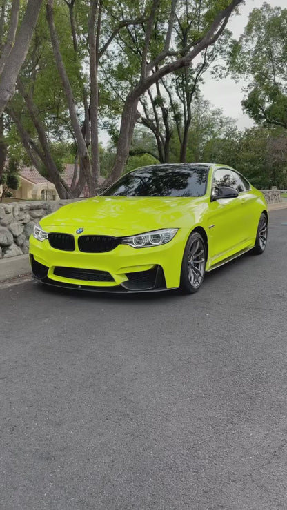 High Glossy Chartreuse Yellow Vinyl Wrap