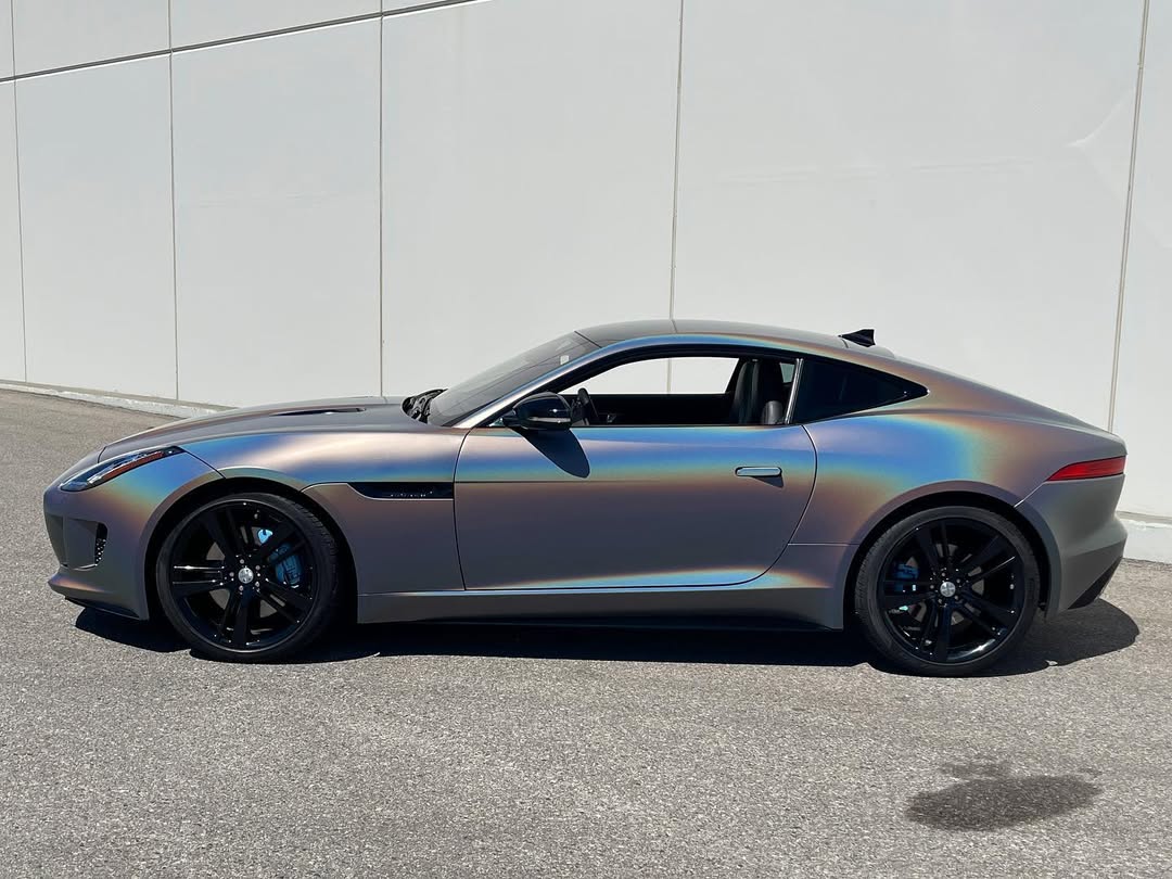 Satin Laser Gray PPF installed on Jaguar F-Type Coupe (X152) F-Type Coupe (X152)